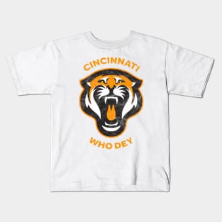 Cincinnati Bengals 2022 Who Dey! Kids T-Shirt